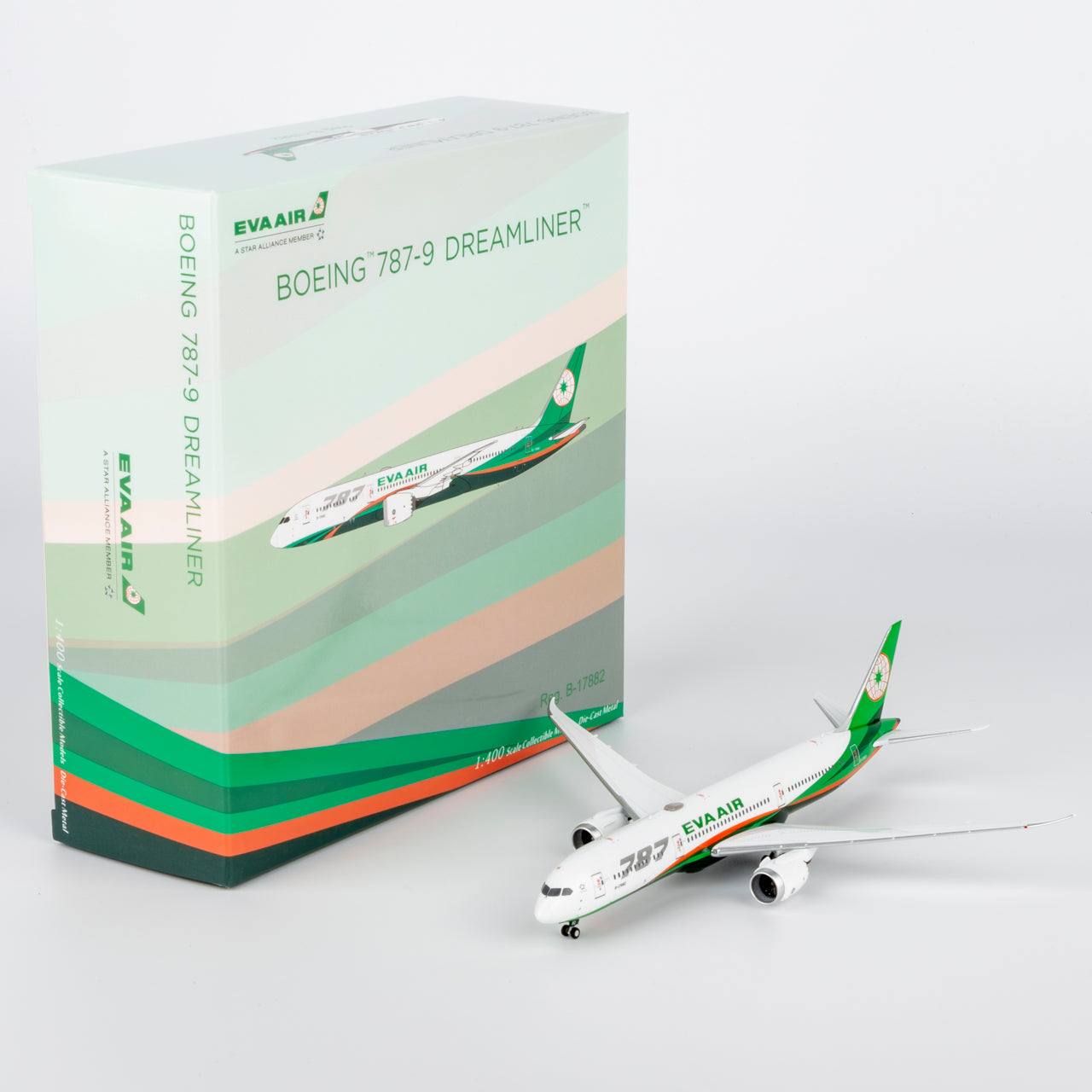 NG Models 1:400 Eva Airways Boeing 787-9 B-17882 55143