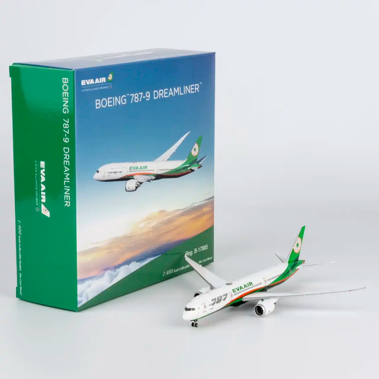 NG Models 1:400 EVA Airways Boeing 787-9 B-17885 55145