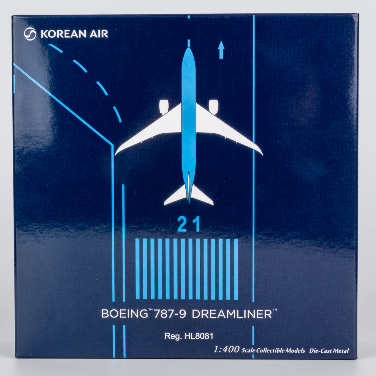 NG Models 1:400 Korean Air Boeing 787-9 HL8081 "2025's" 55147