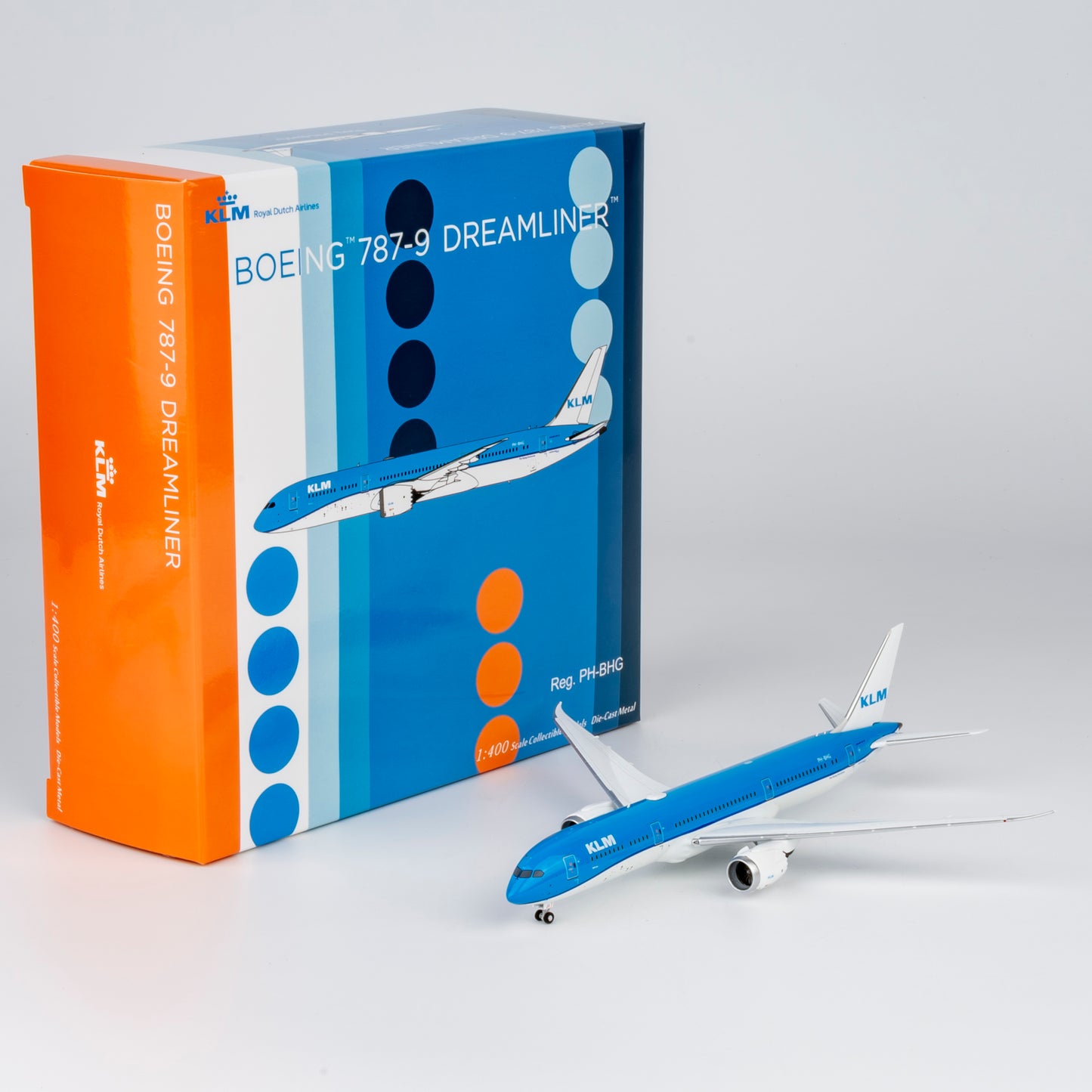 NG Models 1:400 KLM Boeing 787-9 PH-BHG "without crown" 55151