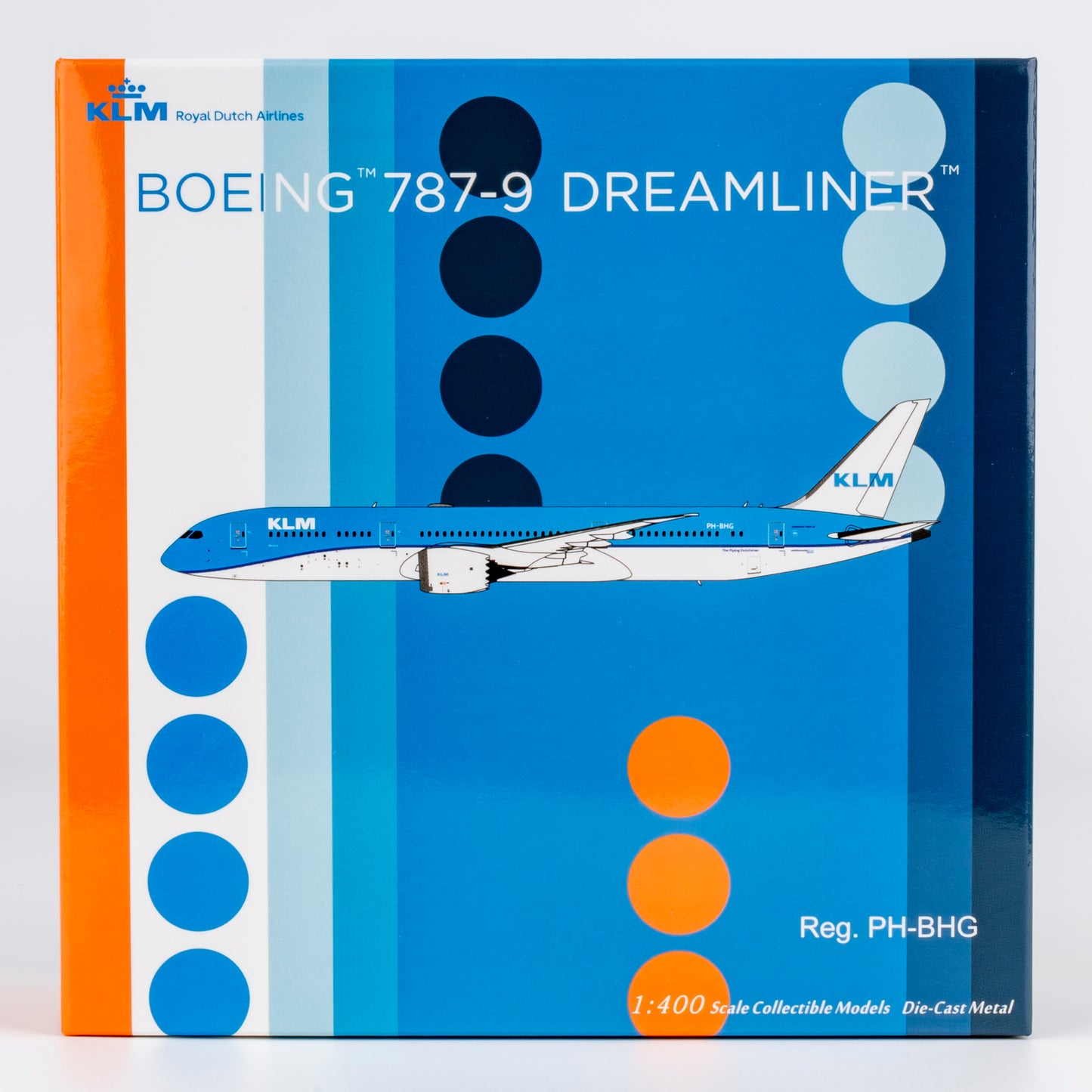 NG Models 1:400 KLM Boeing 787-9 PH-BHG "without crown" 55151