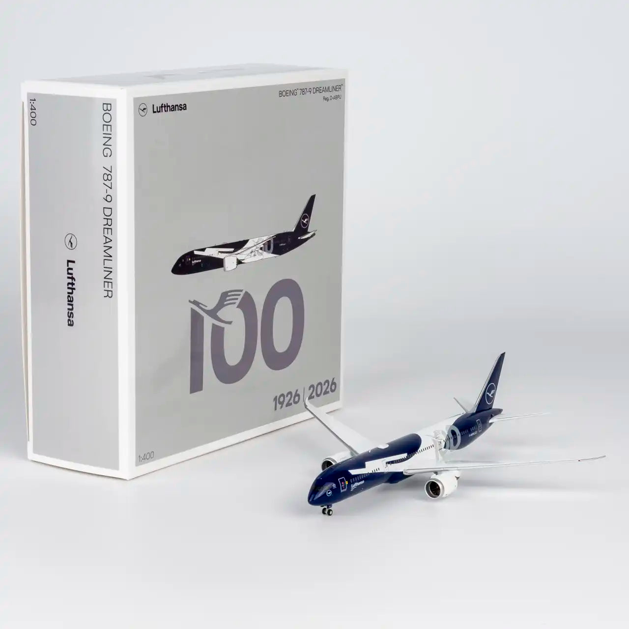 NG Models 1:400 Lufthansa Boeing 787-9 D-ABPU "100th Anniversary" 55153