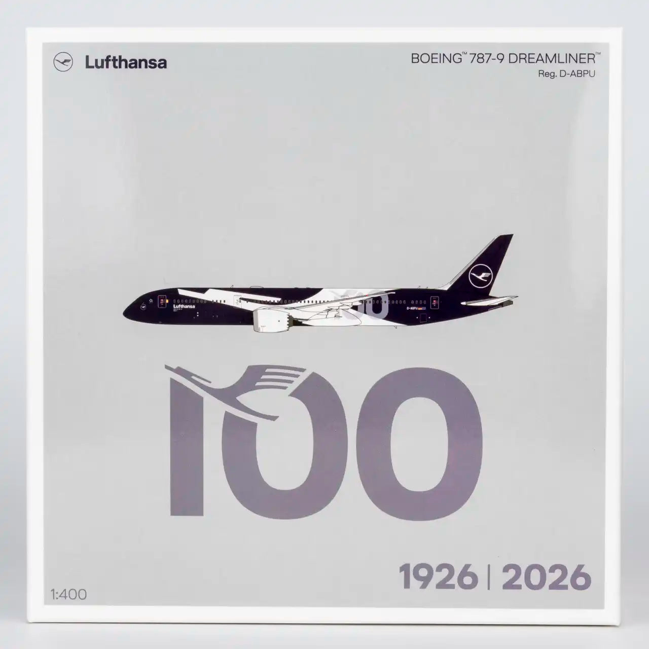 NG Models 1:400 Lufthansa Boeing 787-9 D-ABPU "100th Anniversary" 55153