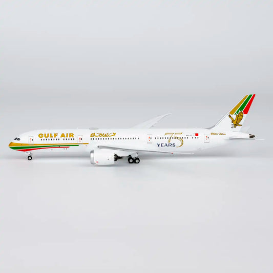 NG Models 1:400 Gulf Air Boeing 787-9 A9C-FG "75 Years" 55156