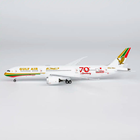 NG Models 1:400 Gulf Air Boeing 787-9 A9C-FG "70 Years" 55157