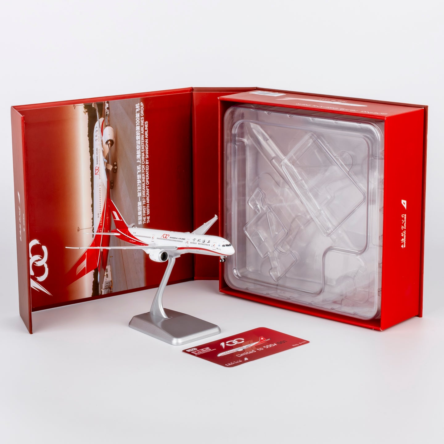 Pre-Order NG ULTIMATE 1:400 Shanghai Airlines Boeing 787-9 B-1111 "100th Aircraft" 55169