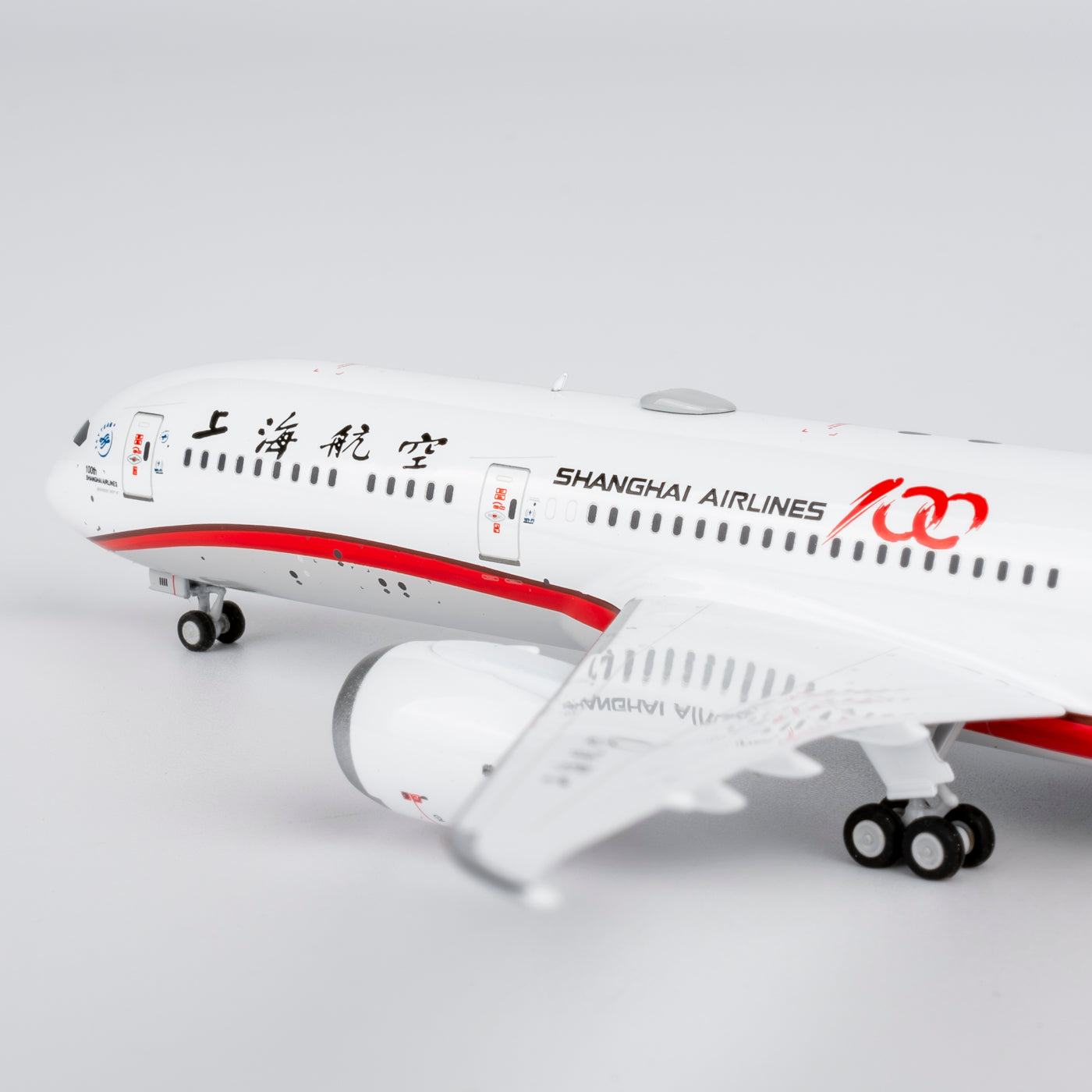 Pre-Order NG Models 1:400 Shanghai Airlines Boeing 787-9 B-1111 "100th Aircraft" 55170