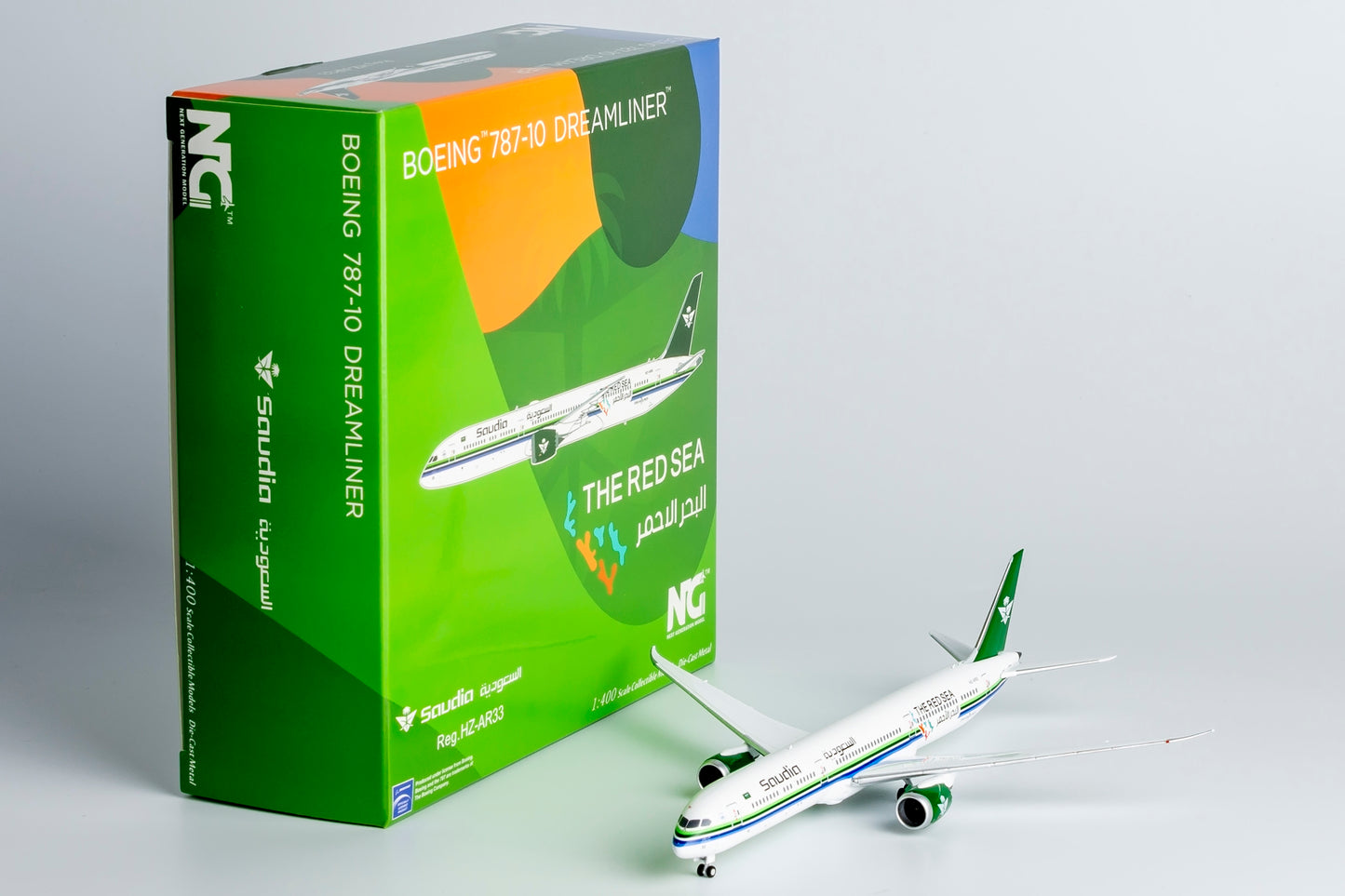 NG Models 1:400 Saudi Arabian Boeing 787-10 "Red Sea" HZ-AR33 NG 56027
