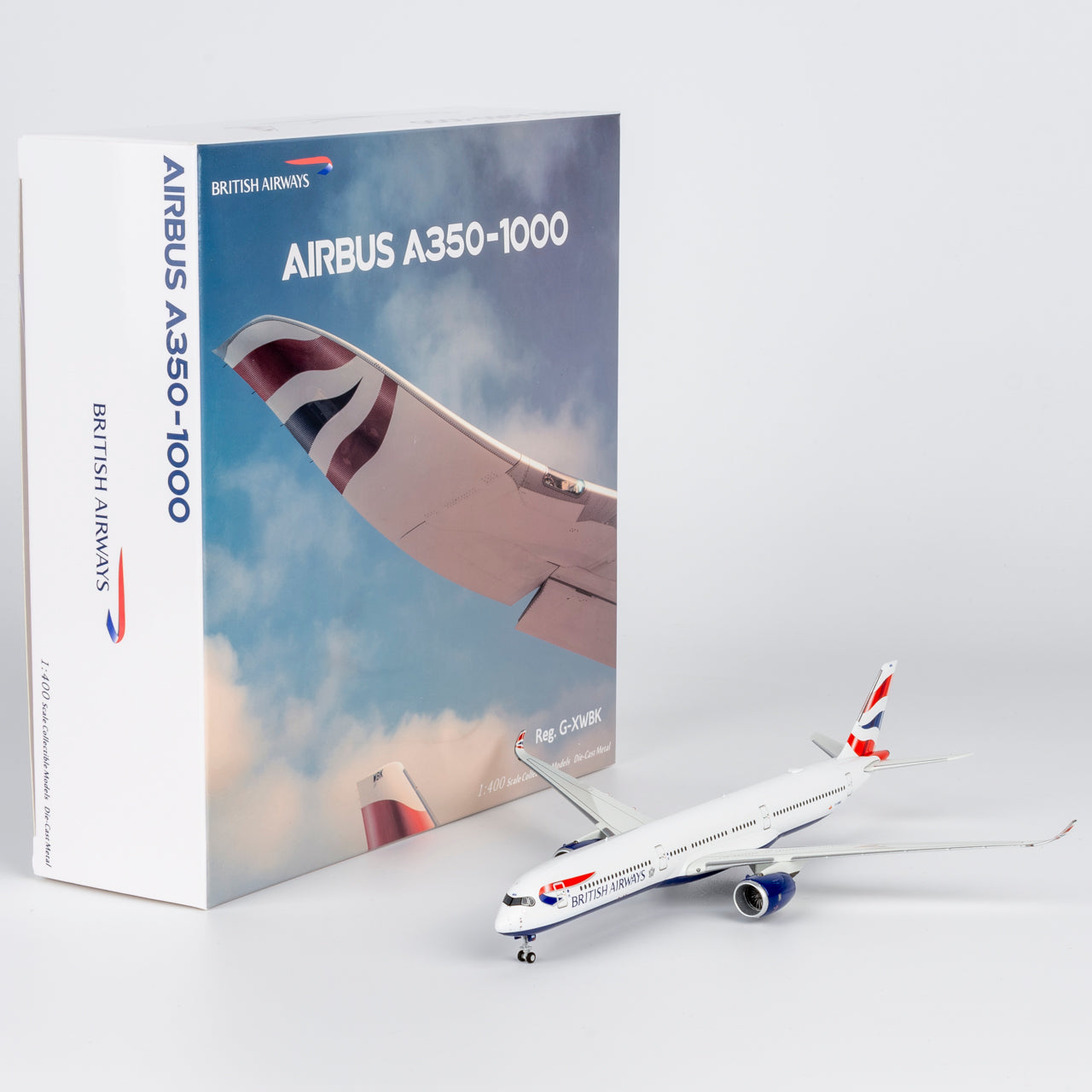 NG Models 1:400 British Airways Airbus A350-1000 G-XWBK 57023