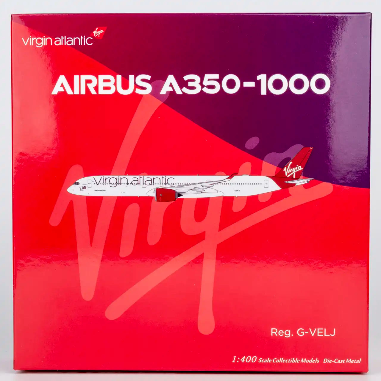 NG Models 1:400 Virgin Atlantic Airbus A350-100 G-VELJ "Bennie Jet" 57028