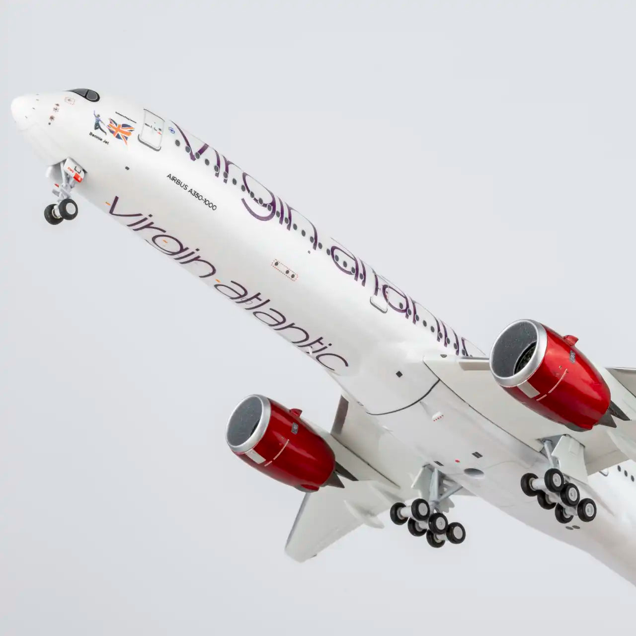 NG Models 1:400 Virgin Atlantic Airbus A350-100 G-VELJ "Bennie Jet" 57028