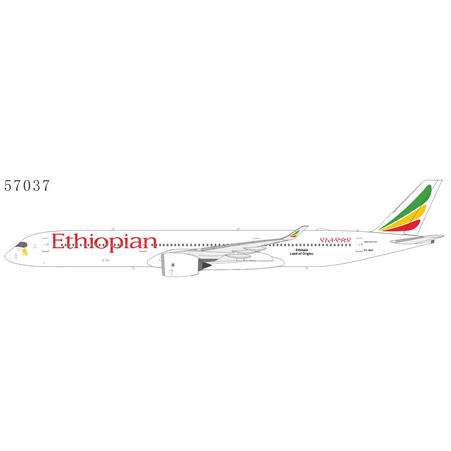 Pre-Order NG Models 1:400 Ethiopian Airlines Airbus A350-1000 ET-BAX 57037