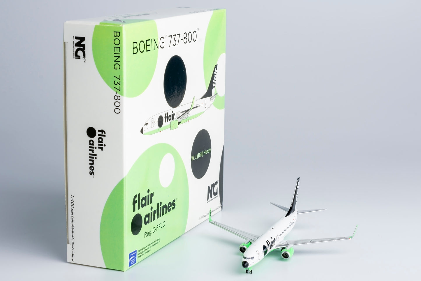 NG Models 1:400 Flair Airlines Boeing 737-800 "Bill Hardy" C-FFLC NG 58199
