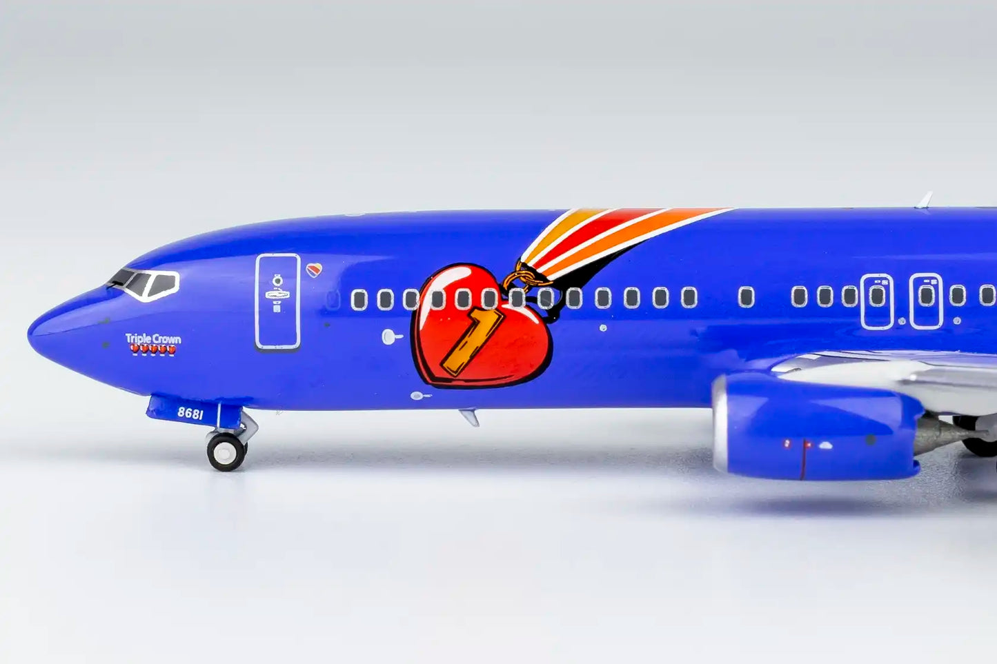 NG Models 1:400 Southwest Airlines Boeing 737-800 (scimitar) N8681M "Triple Crown One" 58238