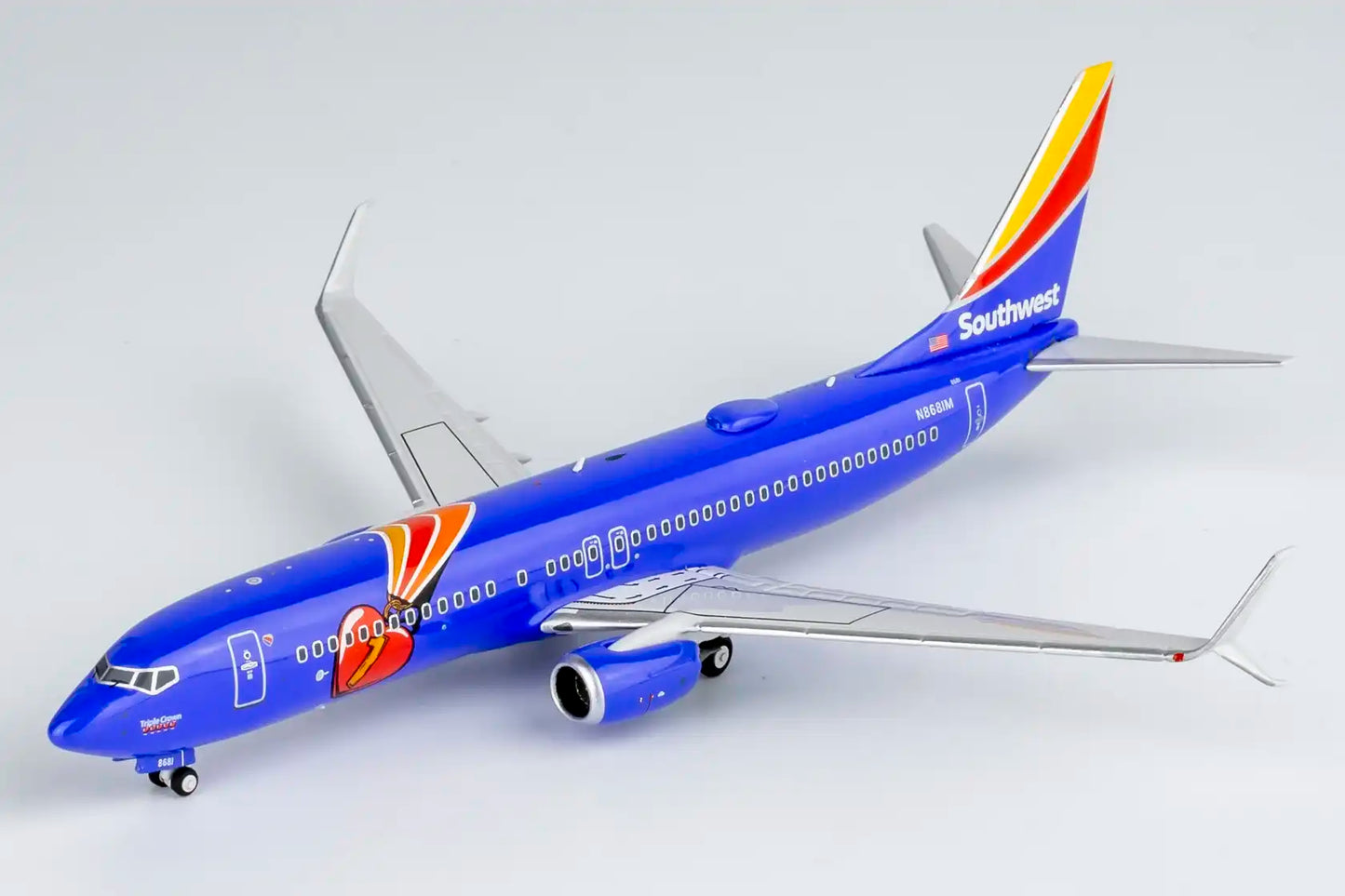 NG Models 1:400 Southwest Airlines Boeing 737-800 (scimitar) N8681M "Triple Crown One" 58238