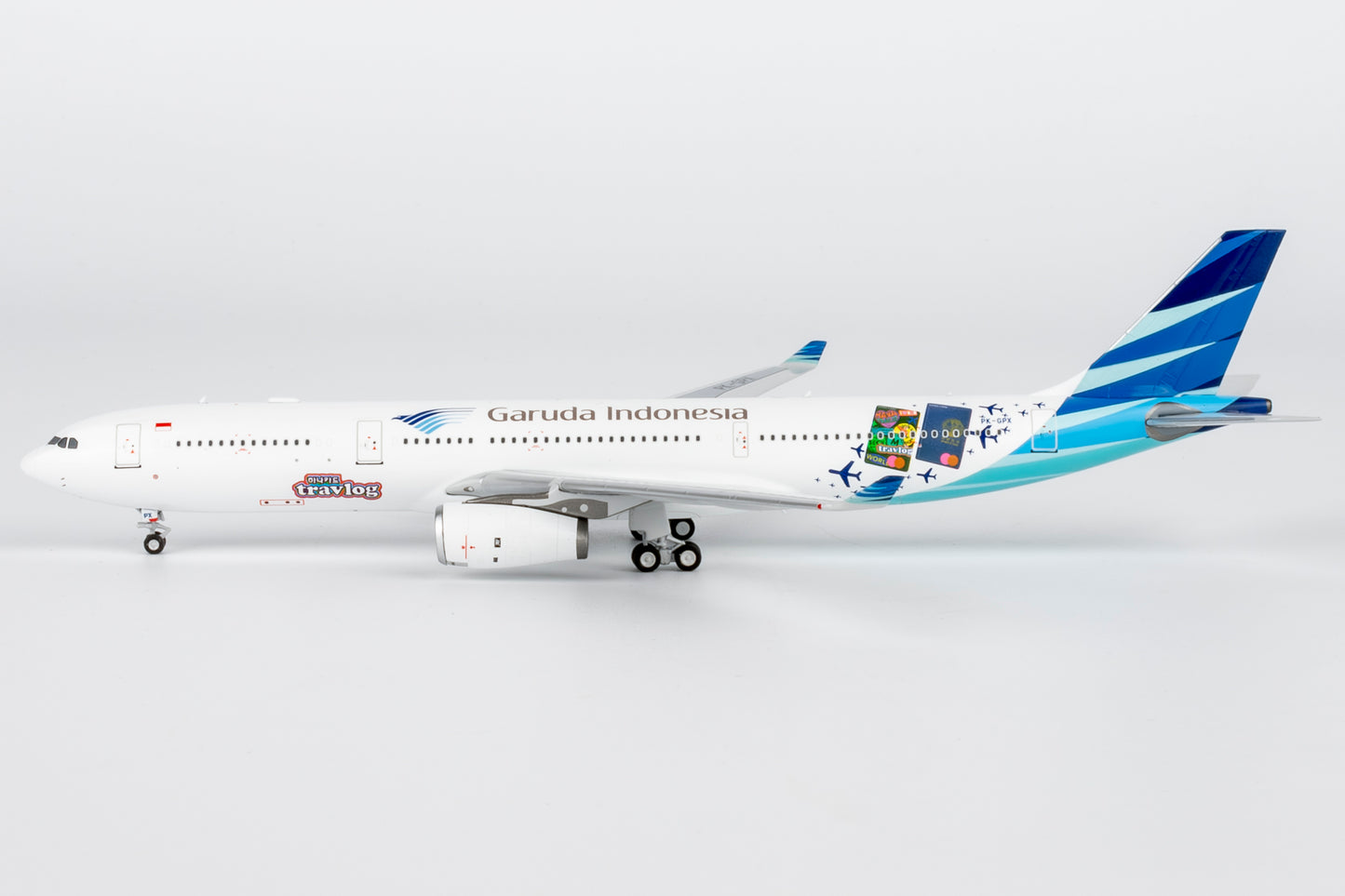 NG Models 1:400 Garuda Indonesia Airbus A330-300 "Hana TravelGo Card" PK-GPX 62075