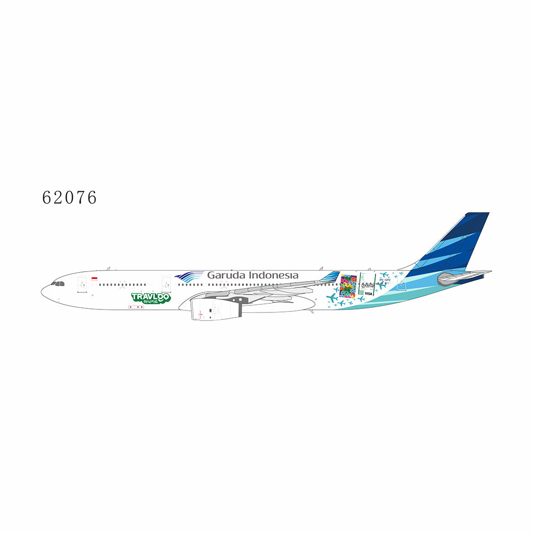 NG Models 1:400 Garuda Indonesia Airbus A330-300 "Hana TravelGo Card" PK-GPV 62076