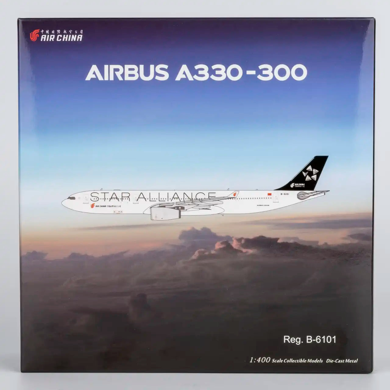 NG Models 1:400 Air China Airbus A330-300 B-6101 "Star Alliance" 62081