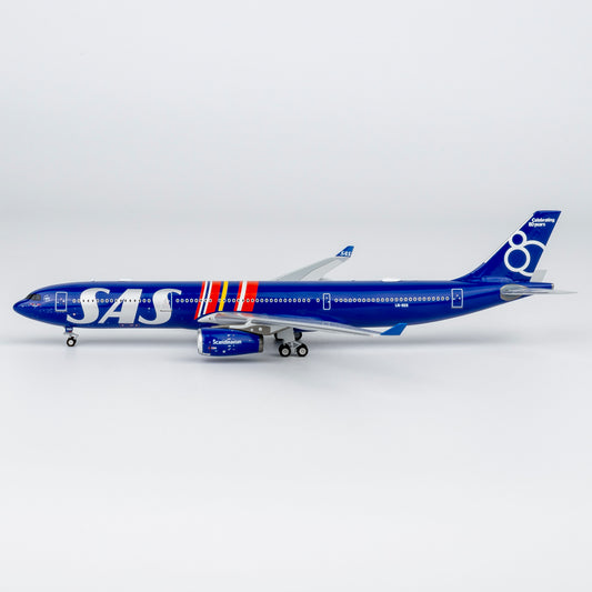 NG Models 1:400 SAS Scandinavian Airlines Airbus A330-300 LN-RKR "80 Years" 62088