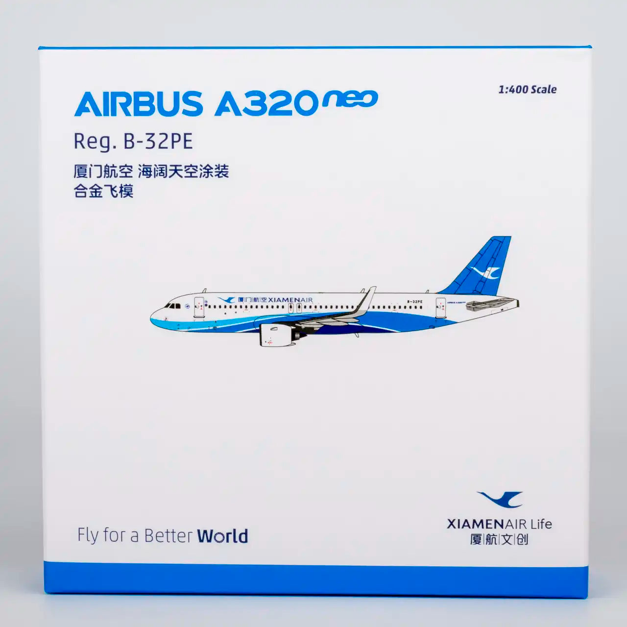 NG Models 1:400 Xiamen Airlines Airbus A320neo B-32PE 64186