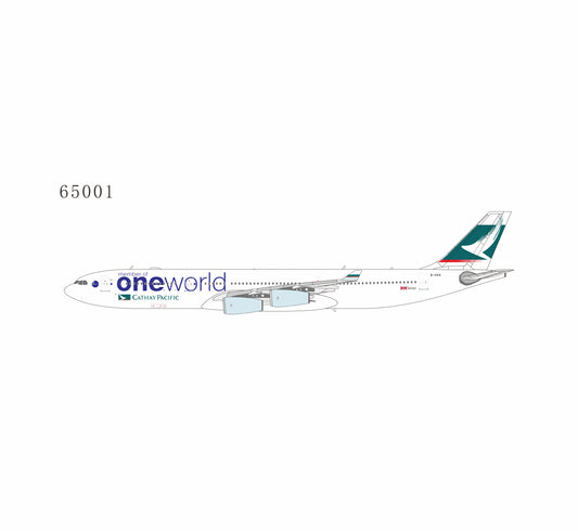 Pre-Order NG Models 1:400 Cathay Pacific Airbus A340-300 B-HXG "oneworld" 65001