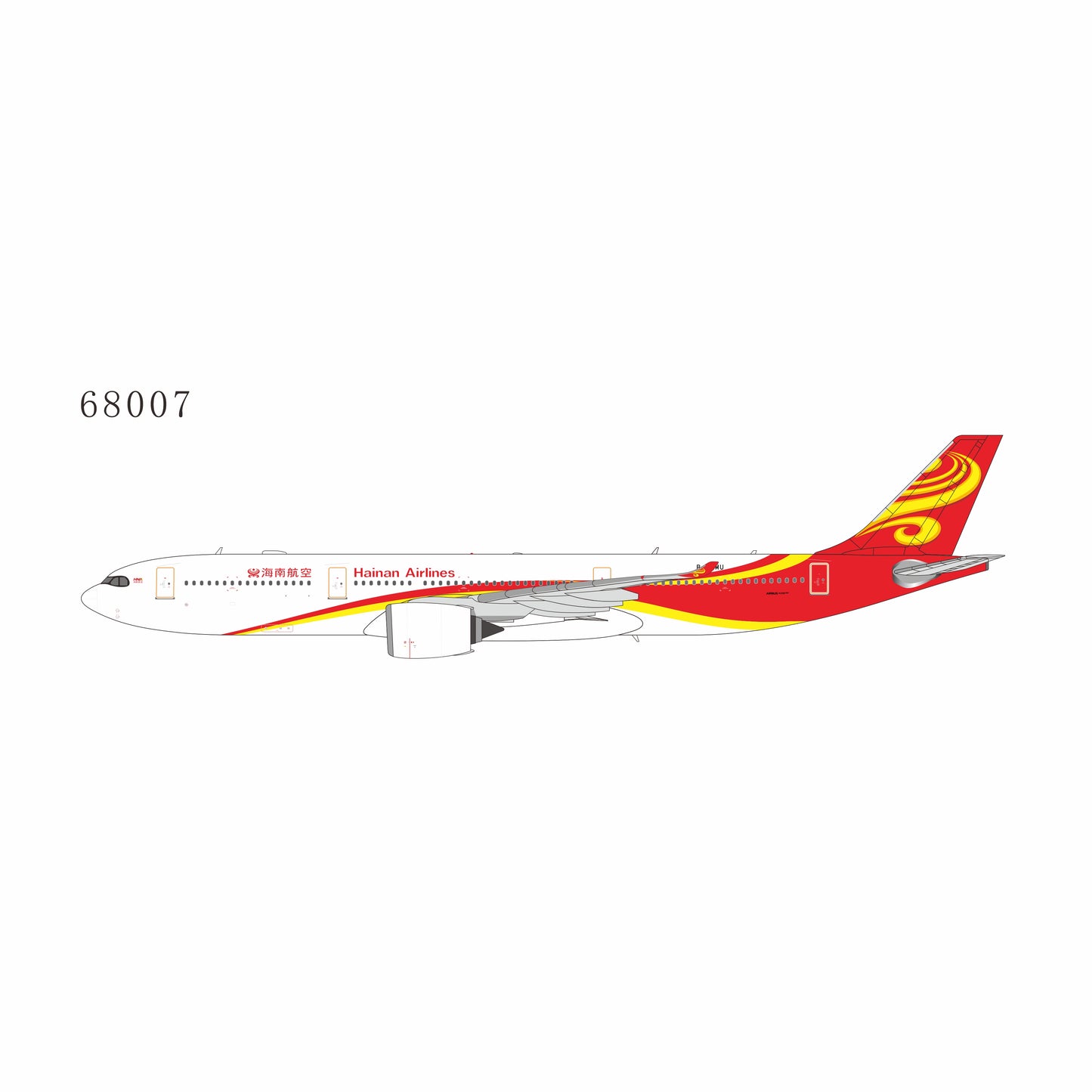 NG Models 1:400 Hainan Airlines Airbus A330-900 B-32MU 68007