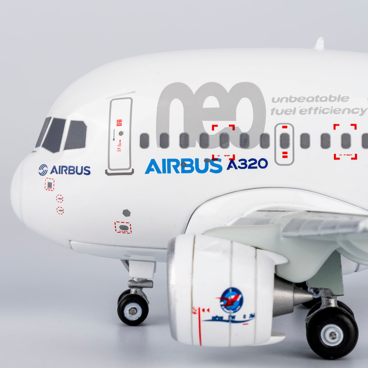 Panzerkampf Cute Model Airbus Industrie A320neo F-WNEW 70102PA