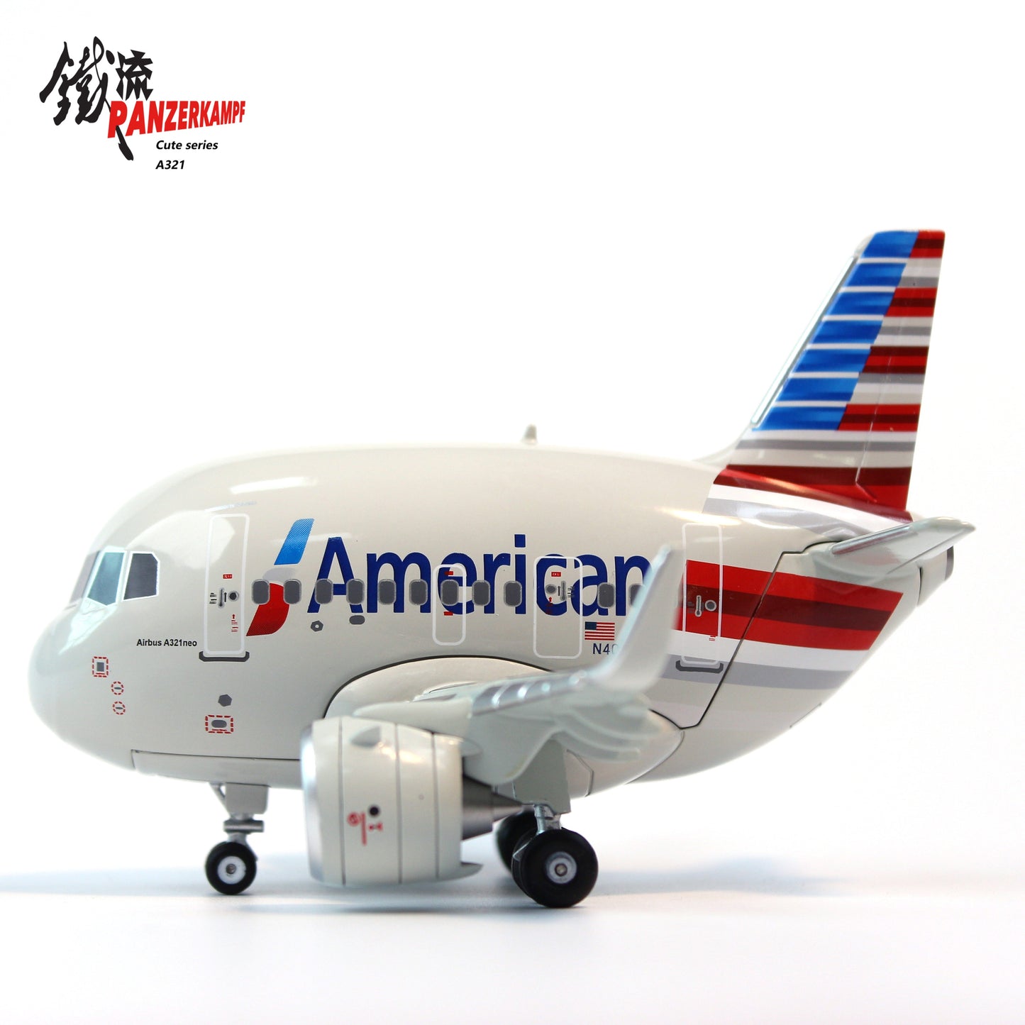 Panzerkampf Cute Model American Airlines Airbus A321neo N400AN 70102PI