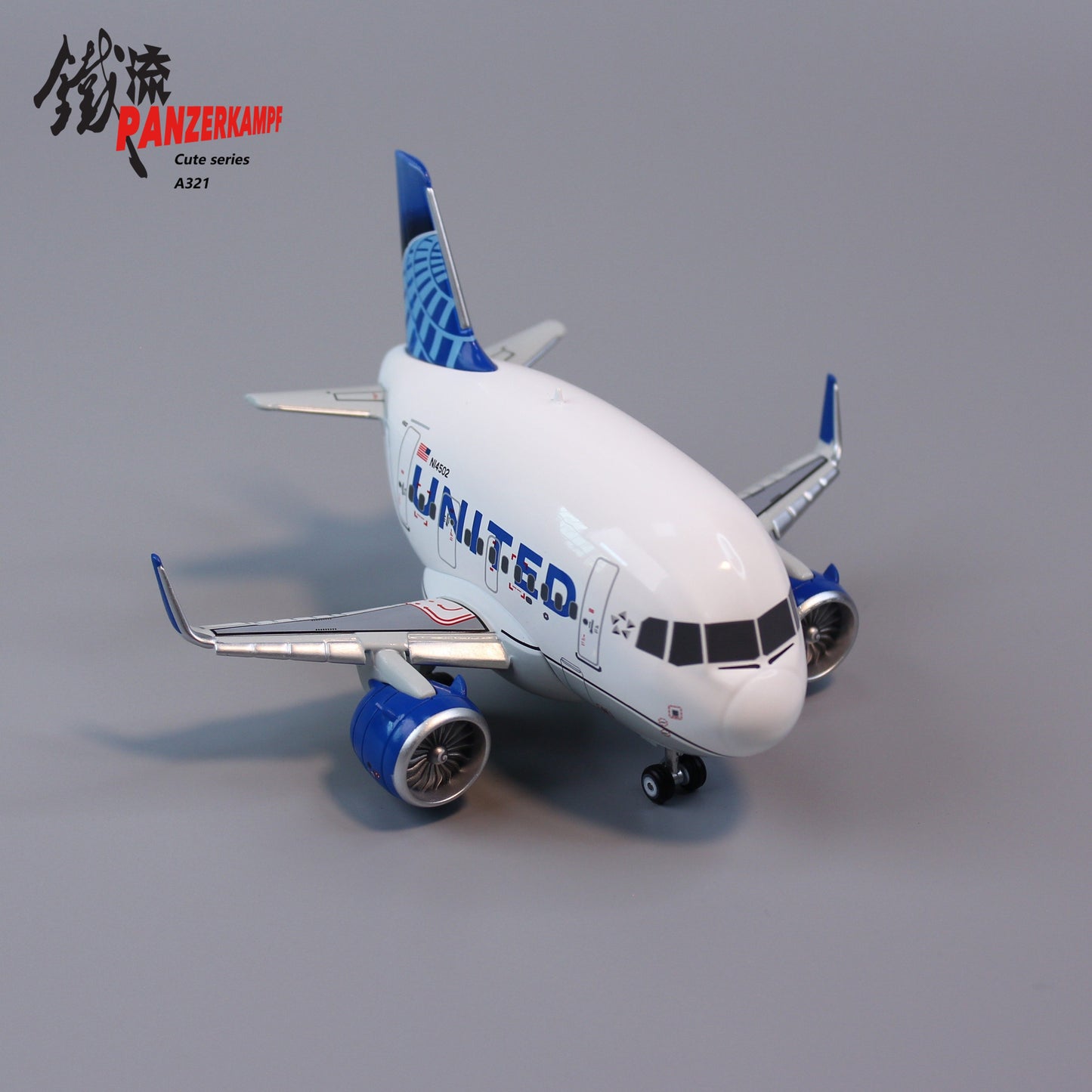 Panzerkampf Cute Model United Airlines Airbus A321neo N14502 70102PJ