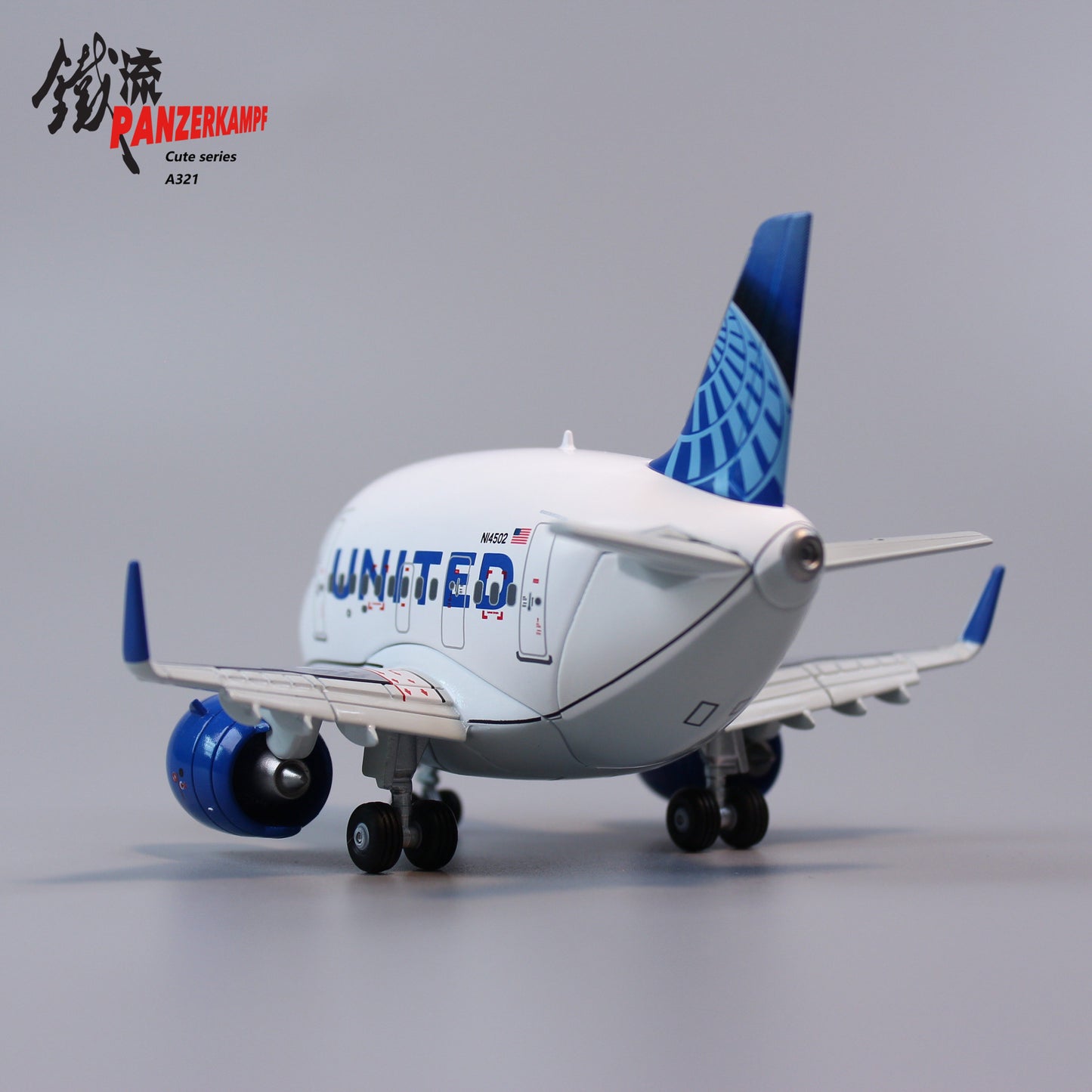 Panzerkampf Cute Model United Airlines Airbus A321neo N14502 70102PJ
