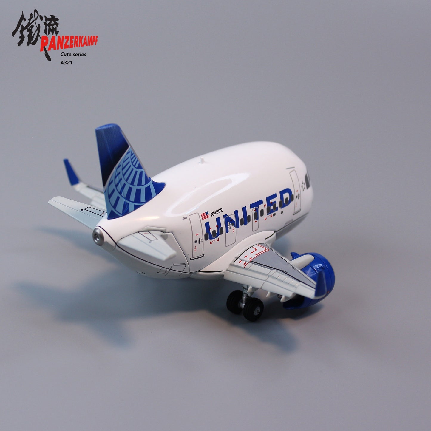 Panzerkampf Cute Model United Airlines Airbus A321neo N14502 70102PJ