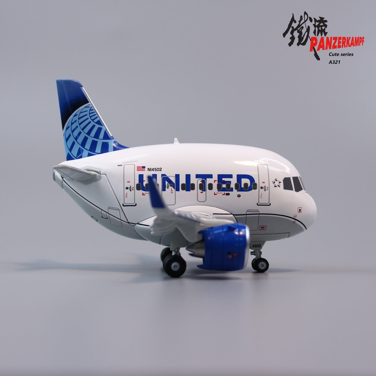 Panzerkampf Cute Model United Airlines Airbus A321neo N14502 70102PJ