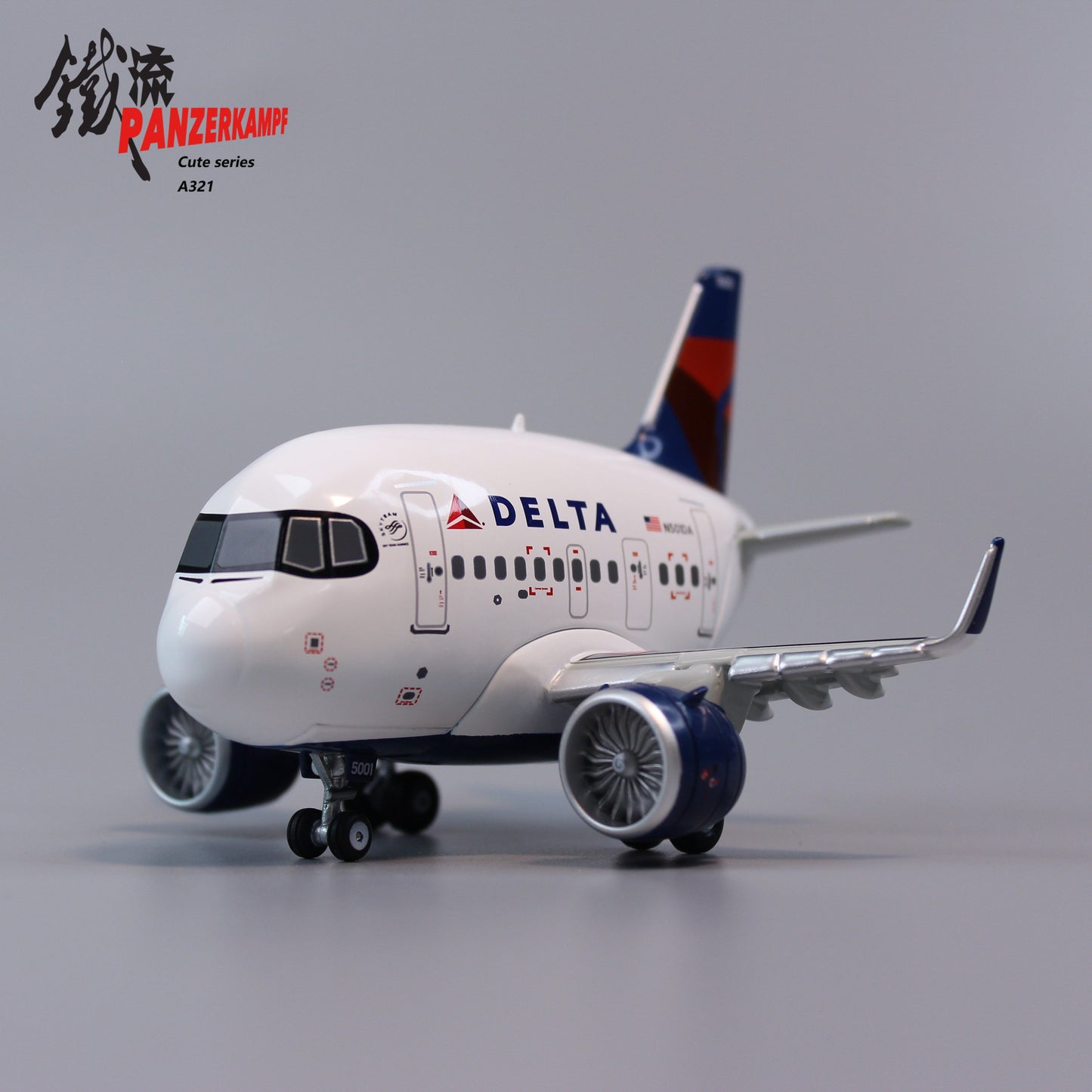 Panzerkampf Cute Model Delta Air Lines Airbus A321neo N501DA 70102PK