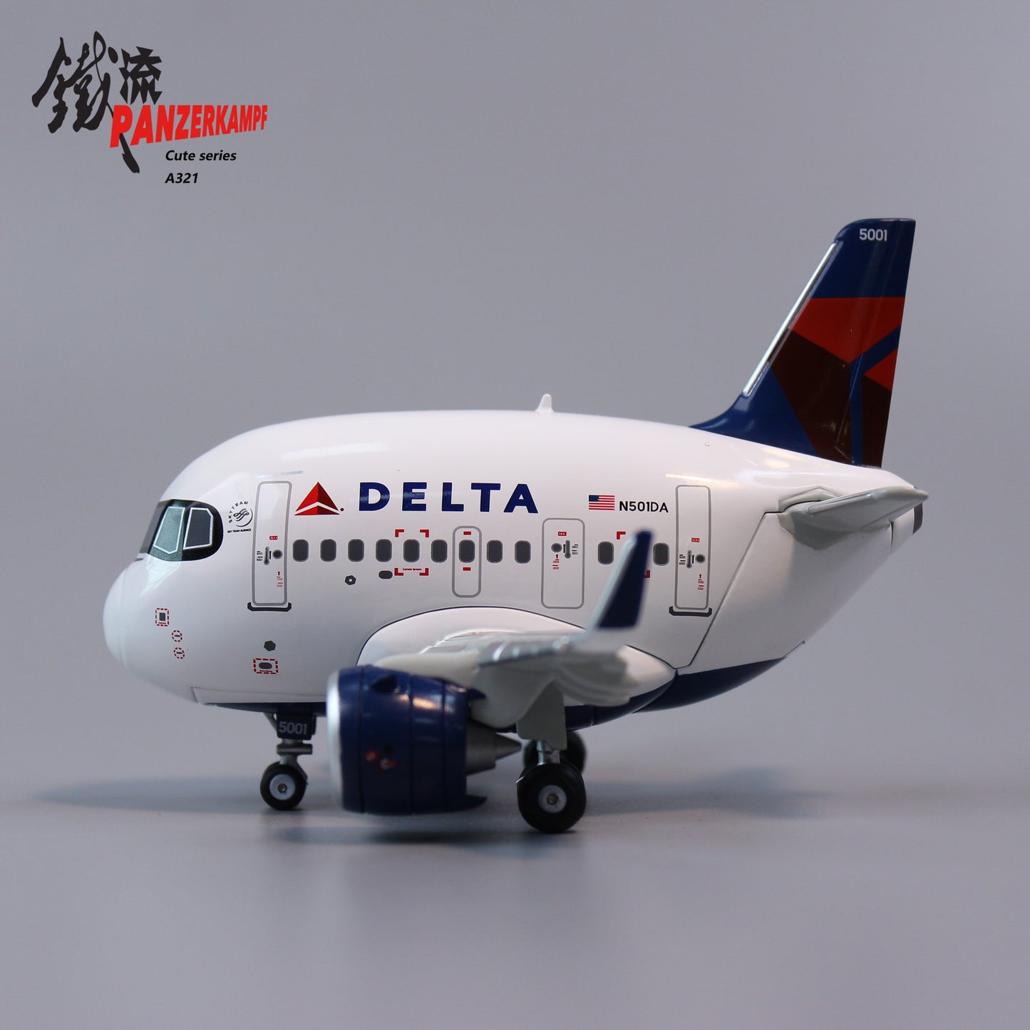Panzerkampf Cute Model Delta Air Lines Airbus A321neo N501DA 70102PK