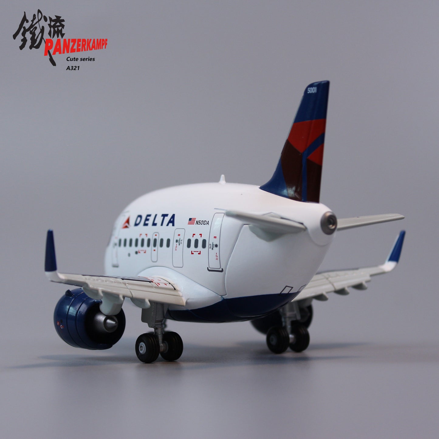 Panzerkampf Cute Model Delta Air Lines Airbus A321neo N501DA 70102PK
