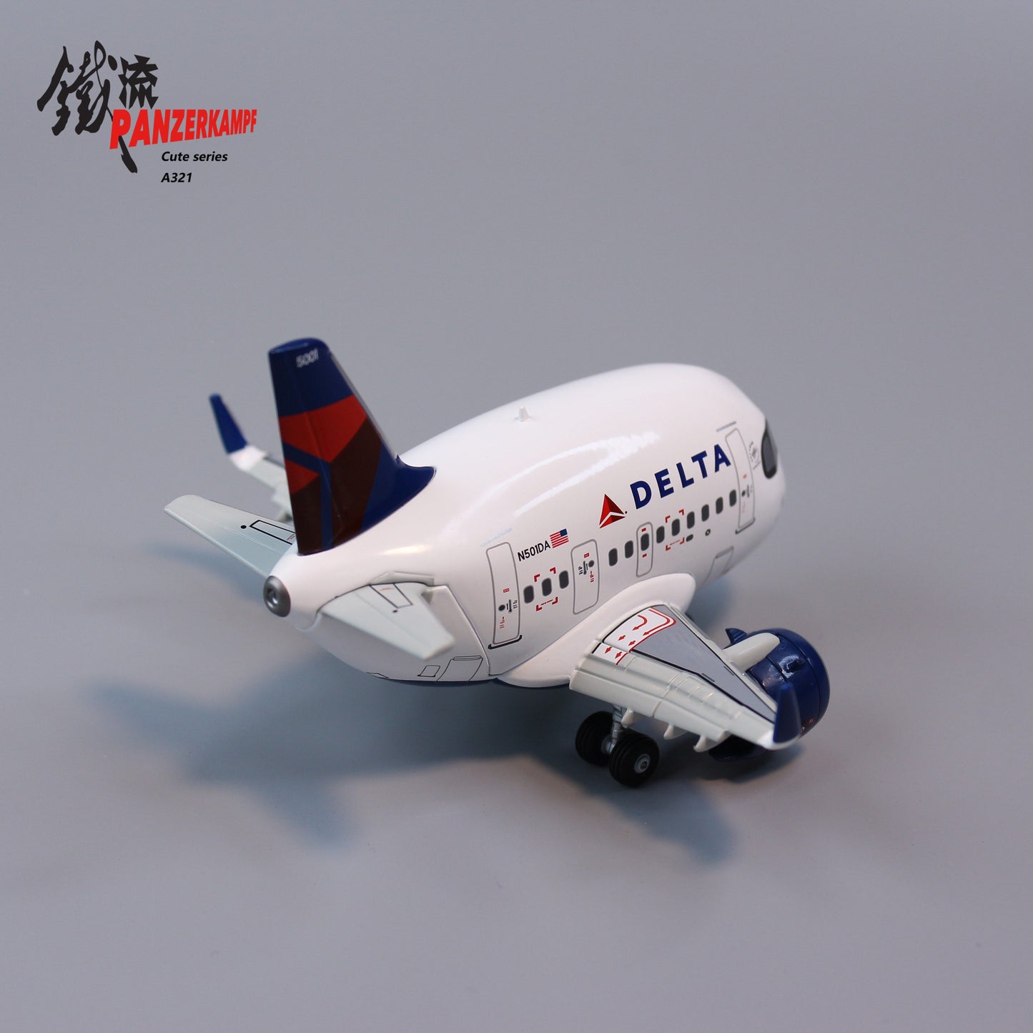 Panzerkampf Cute Model Delta Air Lines Airbus A321neo N501DA 70102PK