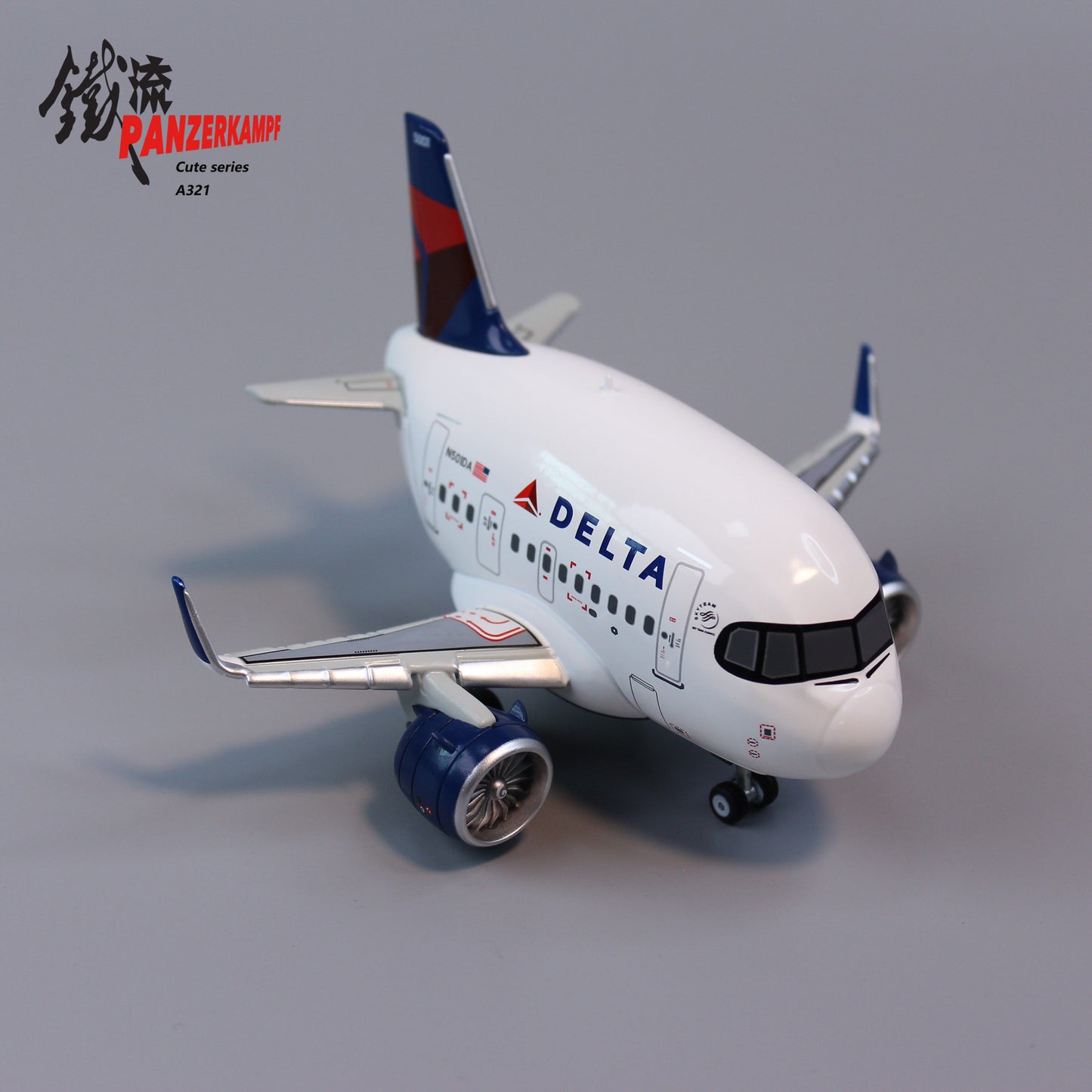 Panzerkampf Cute Model Delta Air Lines Airbus A321neo N501DA 70102PK