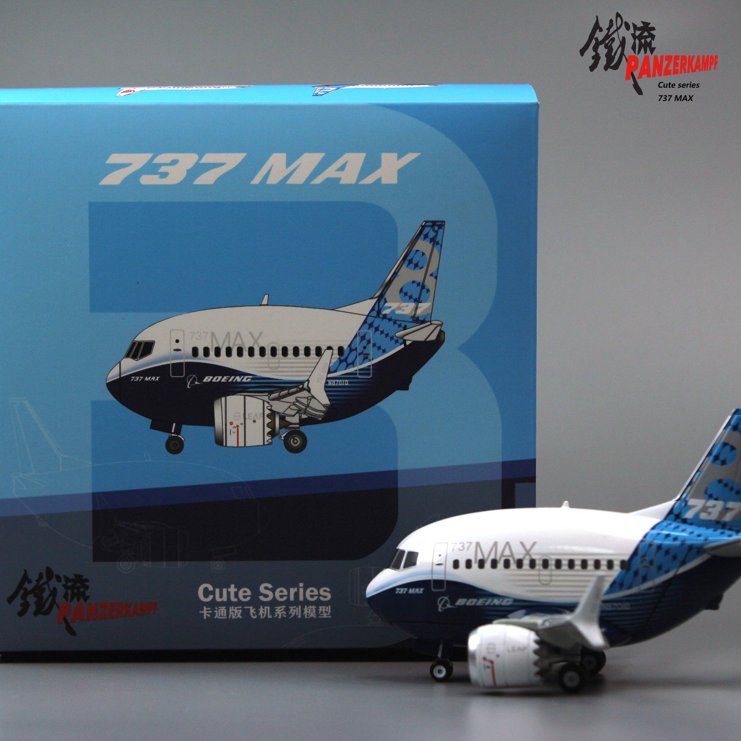 Panzerkampf Cute Model Boeing Company Boeing 737 MAX 8 70104PA