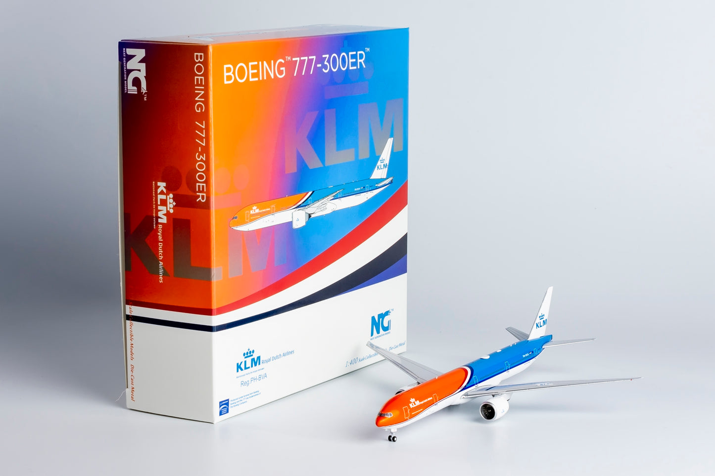 NG Models 1:400 KLM 777-300 PH-BVA "Revised Orange Pride" 73040