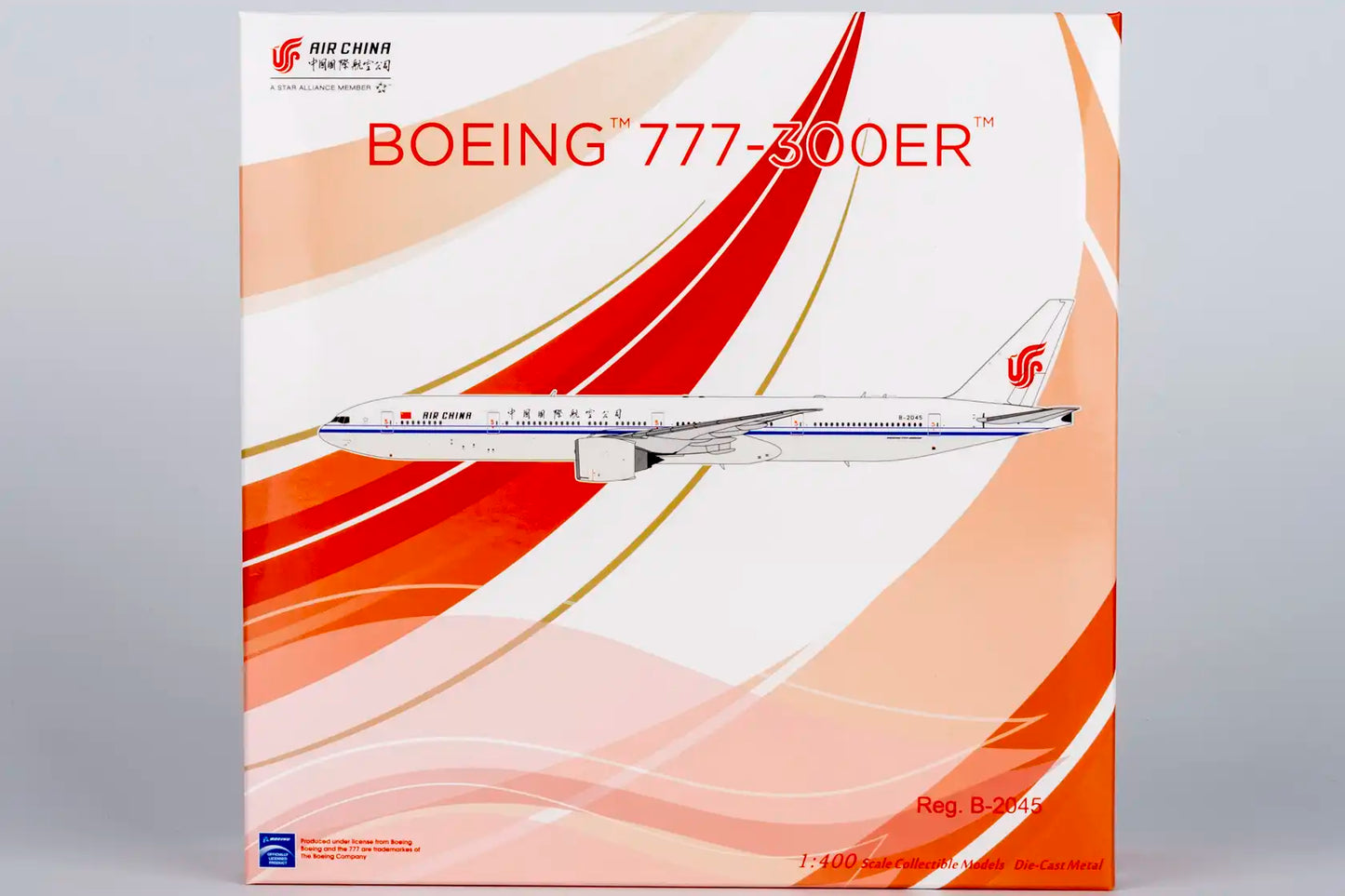 NG Models 1:400 Air China Boeing 777-300ER B-2045 73065