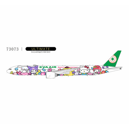 Pre-Order NG Models 1:400 Eva Airways Boeing 777-300 "Hello Kitty Candy Jet" B-16740 NG 73073