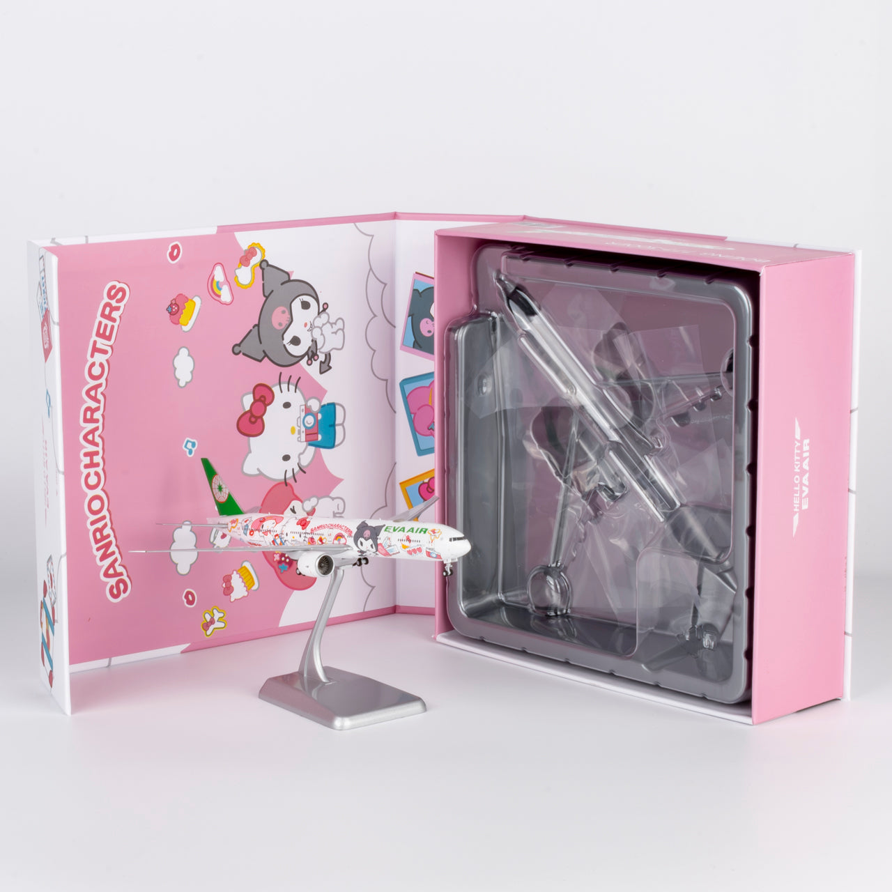 NG Models 1:400 Eva Airways Boeing 777-300 "Hello Kitty Besties Jet" B-16722 NG 73075