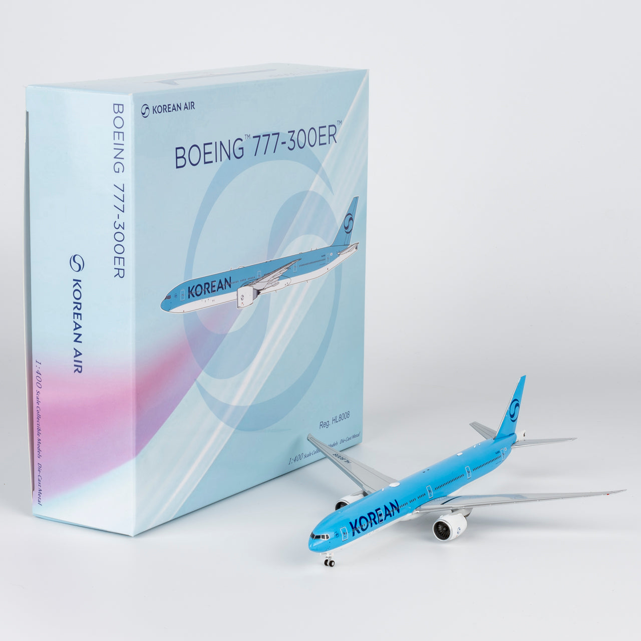 NG Models 1:400 Korean Air Boeing 777-300ER HL8008 "2025's" 73079