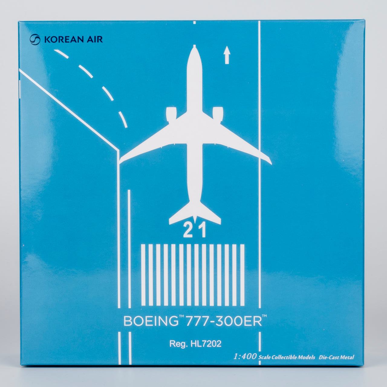 NG Models 1:400 Korean Air Boeing 777-300ER HL7202 "2025's" 73081