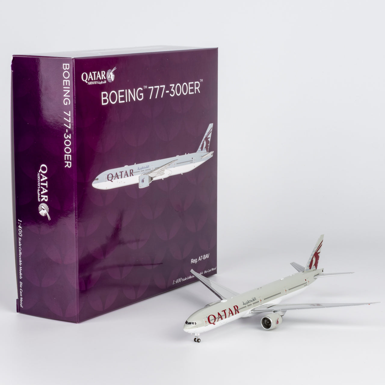 NG Models 1:400 Qatar Airways Boeing 777-300ER A7-BAV 73083