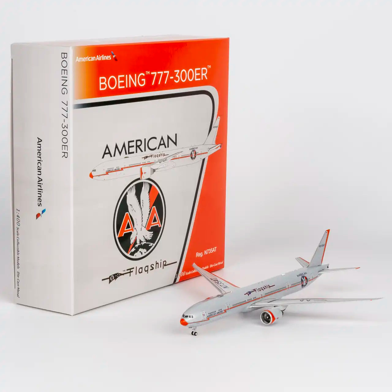 NG Models 1:400 American Airlines Boeing 777-300ER N735AT NG Models 1:400 American Airlines Boeing 777-300ER N735AT