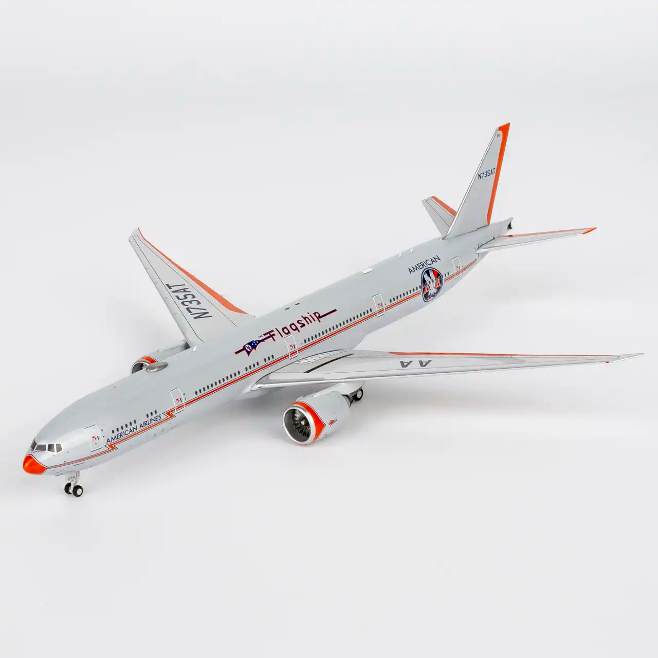 NG ULTIMATE 1:400 American Airlines Boeing 777-300ER N735AT "Flagship DFW" 73094