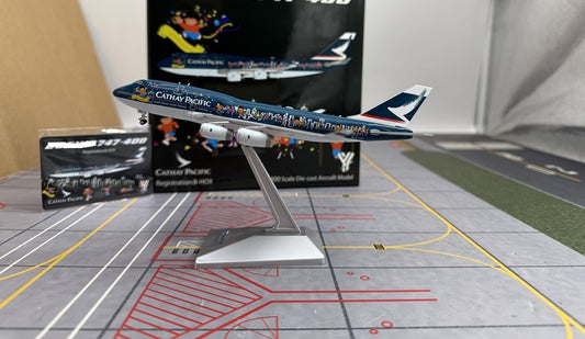 Pre-Order YY Wings 1:400 Cathay Pacific Boeing 747-400 B-HOX "Spirit of Hong Kong" YY74405