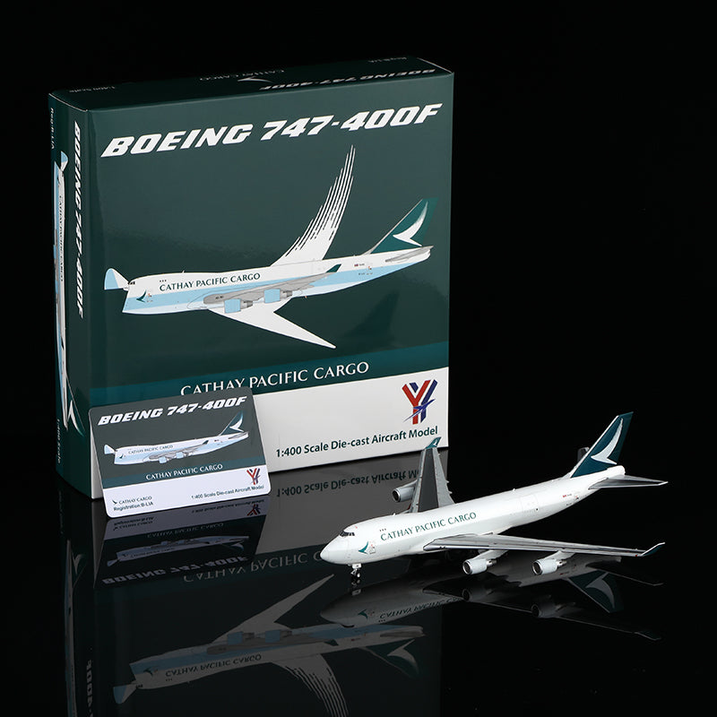 Pre-Order YY Wings 1:400 Cathay Pacific Boeing 747-400F B-LIA