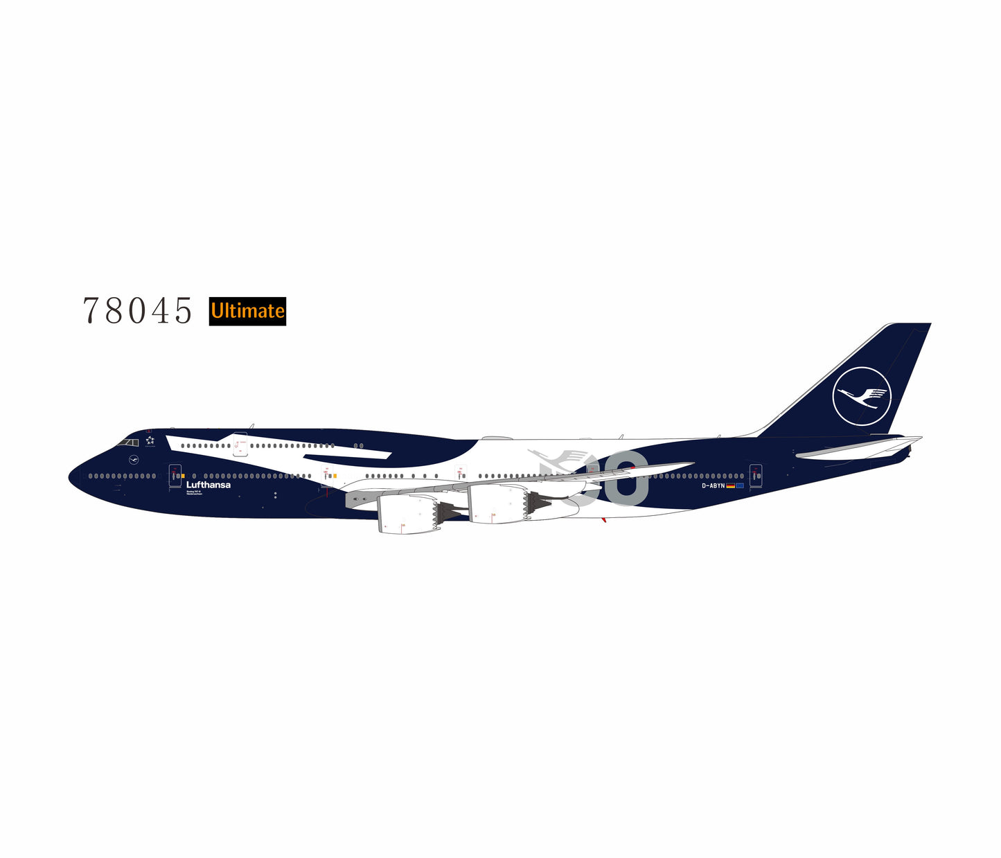 Pre-Order NG ULTIMATE 1:400 Lufthansa Boeing 747-8i D-ABYN "100 Years" 78045